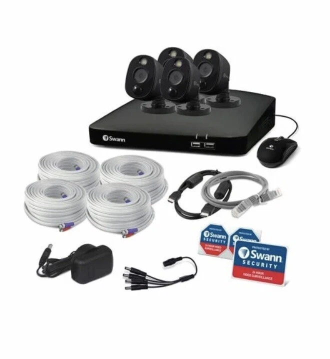 NEW Swann 1080p Full HD DVR Security System With 4x 1TB HDD Night Vision Cameras - Image 2 of 4