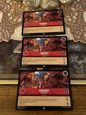 Disney Lorcana: Into The Inklands #134/204 Agrabah Marketplace Common X3