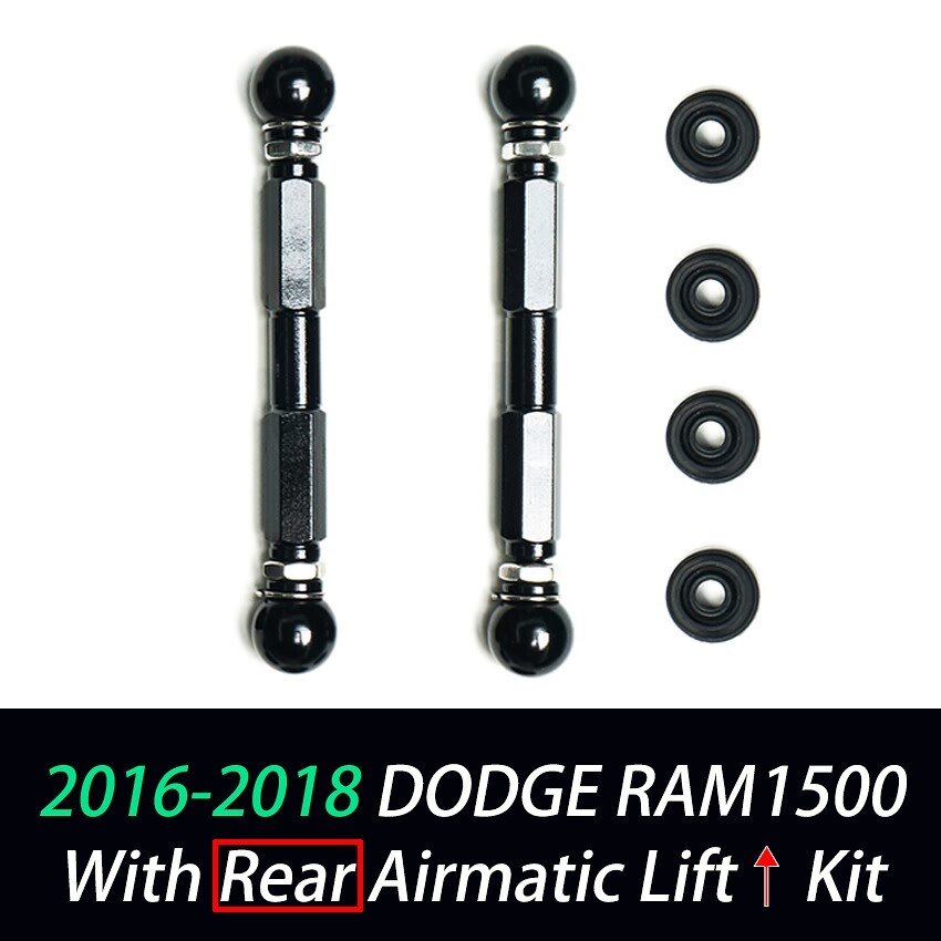 For 1618 Dodge Ram 1500 Adjustable Rear Air Suspension Lift Links
