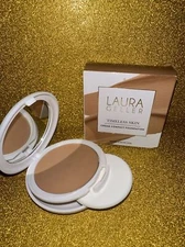 Laura Geller Cream Compact Foundation Timeless Skin Medium 230 Puff 0.42 oz Box