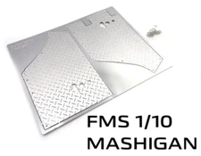 Metal Upgrade METAL REAR PANEL For FMS Mashigan JEEP YJ Wrangler