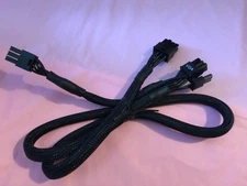 EVGA SUPERNOVA 650 1200 G2 G3 B2 P2  8 PIN TO dual 6+(6+2) pin PCIE VGA  Cable 
