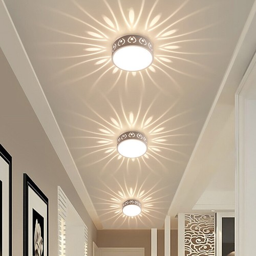 5W/9W LED Ceiling Surface/Flush Mount Light Fixture Hall Porch Walkway Lighting - 第 1/12 張圖片