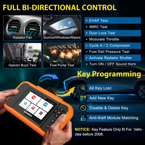 LAUNCH Creader Elite 2.0 KFZ Diagnosegerät OBD2 Scanner ABS Für Chrysler Ford - Bild 6 von 18