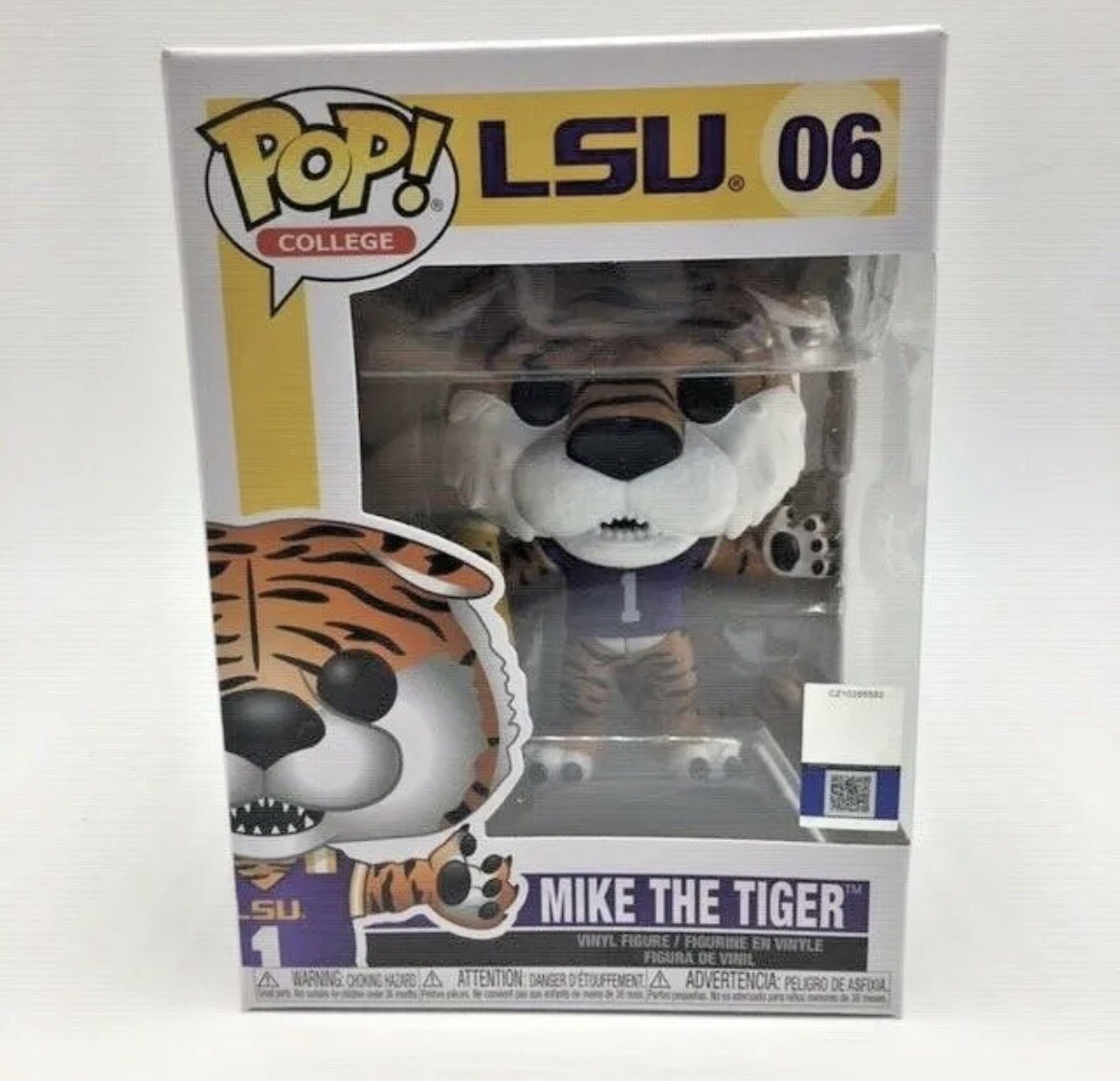 Funko Pop College 06 Lsu Louisiana State University Mike The Tiger Ncaa
