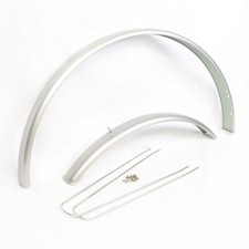 Fahrrad Schutzblech Set 28 Zoll 55 mm Silber ...