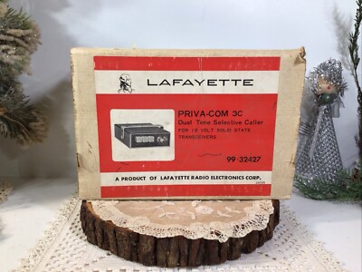 Vintage Lafayette Priva-Com 3C Caller For 12VT Transceivers~#99-32427~NEW IN BOX