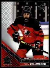 2022-23 Team Canada Juniors Olen Zellweger #PM-5 Prospectus Momentous
