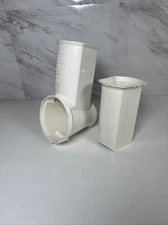 Presto Salad Shooter 0297001 Replacement Parts Food Chamber Chute & Guide Pusher