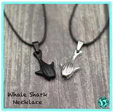 Whale Shark Charm Necklace - Donating Profits to Save Injured Sea Turtles 🐢🌊