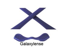Galaxy Earsocks  Nose Pads Rubber Kits For Oakley Radarlock Path Blue
