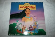 Lot Of 2 Disney Laserdiscs - Pocahontas and Snow White and the Seven Dwarfs