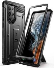 SUPCASE 2 Designs For Samsung Galaxy S22 Ultra 5G Dual Layer Case w/ Stand Cover