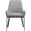 moes home collection er-2082-25 lloyd grey dining chair, set of 2