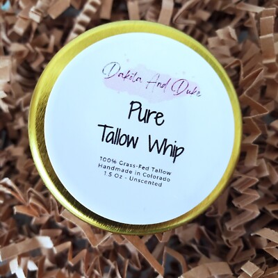 Tallow Whip Pure Whipped Moisturizing Face Cream Anti Aging Body Cream Unscented