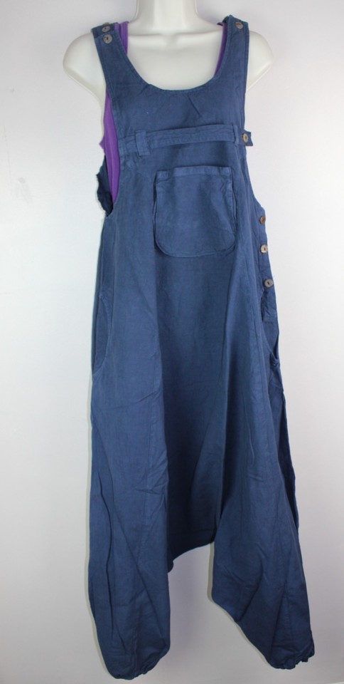 Alibaba Dungarees Baggy Jumpsuit Hippy Harem Pant Overall Strap - Foto 6