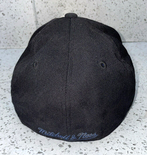 Sombrero Mitchell & Ness de Hockey Tampa Bay Lightning de Colección 100% Lana Negro Ajustado 7.5 - Imagen 7 de 12