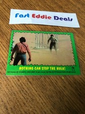 TOPPS 1979 THE INCREDIBLE HULK BUBBLEGUM CARD 75 BILL BIXBY LOU FERRIGNO MARVEL