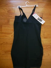 Red Hot Spanx Open-Bust Shaping Slip M NEW Very Black