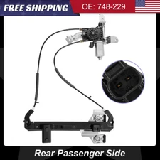 Rear Right Power Window Regulator with Motor for Chevrolet Tahoe GMC Yukon 00-06