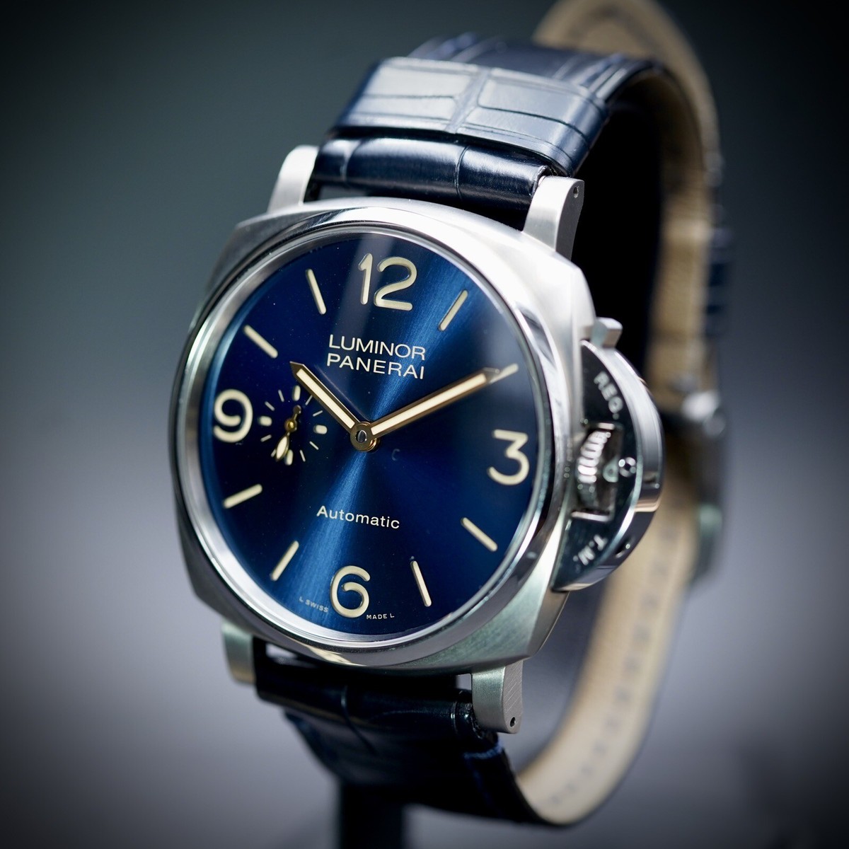 Panerai Luminor Due 45mm Titanium Mens 4 Straps Watch PAM Panerai Luminor Due 45mm Titanium Mens 4 Straps Watch PAM