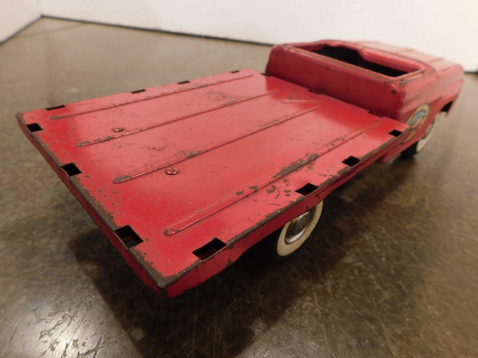 Nylint HAPPY ACRES 1960 Ford Farm Stake Truck for Parts Restoration NO