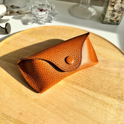 Brillenetui aus echtem Leder Hartschalen-Etui Brillenhalter Sonnenbrillen Etui