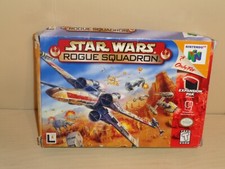 Star Wars: Rogue Squadron (Nintendo 64, 1998) - Completed With Game, Book & Box!