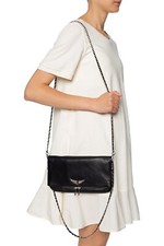 Zadig & Voltaire Rock Swing Your Wings Leathe...