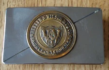 Vintage Sewing Machine Wheeler & Wilson Mfg. Co. Belt Buckle