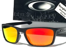 NEW Oakley SLIVER STEALTH Matte Black POLARIZED Galaxy Ruby Lens Sunglass 9408