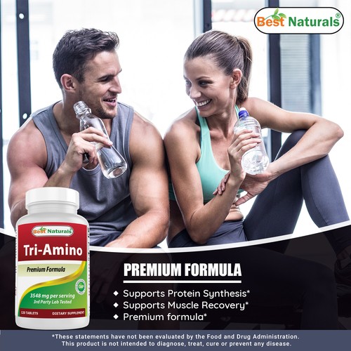 Best Naturals Tri-Amino 120 Tablets - Picture 4 of 7