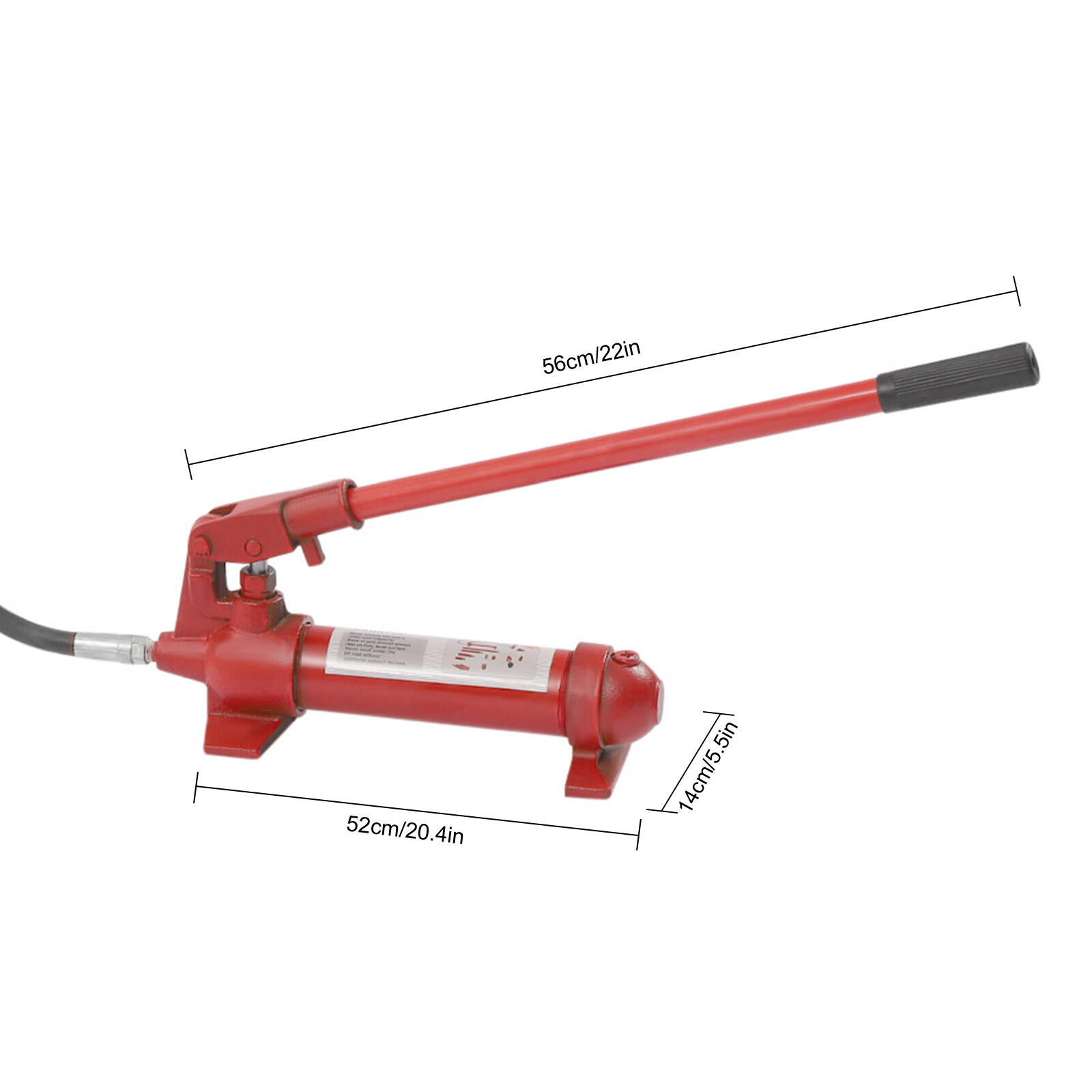 6 Ton Heavy Duty Porta Power Hydraulic Jack Lift Ram Auto Body Frame