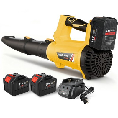 #ad Cordless Leaf Blower 650CFM 280MPH amp; 6 Speed Levels Electric w 2 Batteries 6.0Ah $66.38