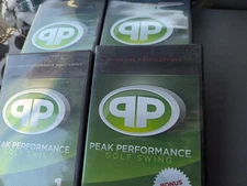 Peak Performance Golf Swing 4 Dvd Set Training PGA Trainer Don Trahan Pp Help 