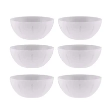 Serving Bowl for Fruits, Cereal or Salads, 8-10-Inch, 1282-6 White 8"