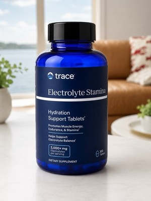 Trace Electrolyte Stamina Support Hydration Tablets 300 Tabs 3000+ Electrolytes
