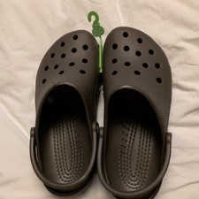 Image of Crocs Classic Clog Thermoplastic Coffee Clogs -Unisex - UK Men9 - Women10