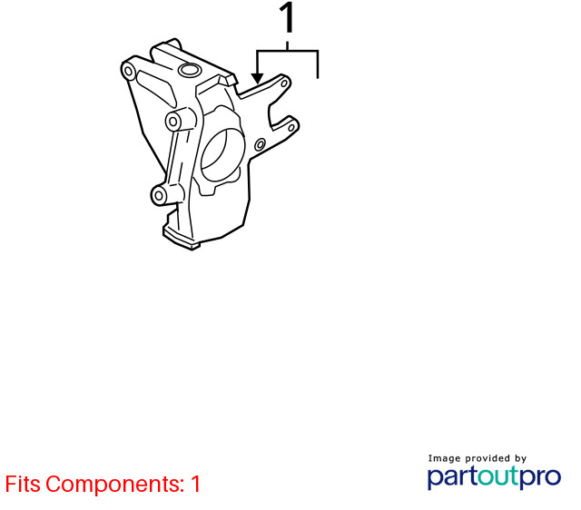 2010-2015 Audi R8 v10 AWD 5.2L REAR RIGHT SPINDLE KNUCKLE ASSEMBLY 420505434F
