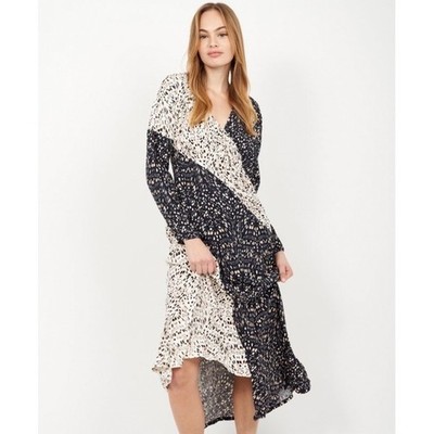 Joie Pippa Midi Dress Long Sleeve 2 NWT