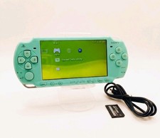 PSP Console Blue Shimmer EXCELLENT Condition with Memory Card and USB Charger