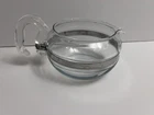 Vintage Pyrex Glass Stove Top Coffee Pot 6 cup Carafe  8446-B Flameware no Lid