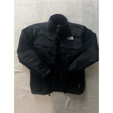 North Face Girls Denali Fleece Jacket Black Full Zip XL 18/20 Runs small size L
