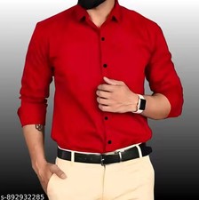 Solid Shirt for Men full Sleeves/ party & Casual wear Shirt /Plain shirt