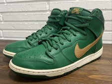 Nike SB Dunk High Pro St Patrick Day Shoes Mens 10.5 Irish Green Gold 305050-373