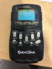Excalibur Casino Calculator 5 in 1 Electronic LCD Dual Side Handheld Game