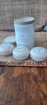 Crabtree & Evelyn Caramelized Fig & Brown Sugar Triple-Milled Soap 3 x 3.5 oz