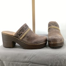 165. Born Women's Isabel Platform Clogs in Brown Size 11