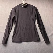 Under Armour ColdGear Women's Size L Black Long Sleeve Fitted Mock Neck Athletic