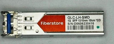 FS GLC-LH-SMD 1000BASE-LX SFP 1310nm 10km Fiber Transceiver Tested